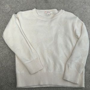 Crewcuts Girls heart detail sweater